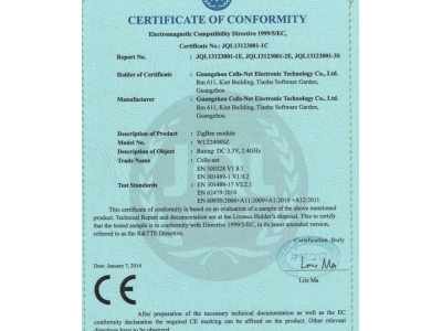 8.9 WLT2408SZ CE Certificate